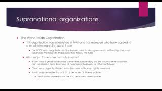 Unit 3 Lesson 1 EU Supranational Organizations [upl. by Ayeki]