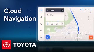 How To Cloud Navigation on Toyotas New Audio Multimedia System  Toyota [upl. by Erdah]