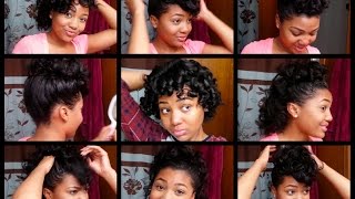 7 EASY HAIRSTYLES for Relaxed Hair  Styles For Curled Hair [upl. by Ahsram]