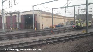 TheMBTADog MBTA Fairmount Commuter Rail Line Ride [upl. by Rego653]