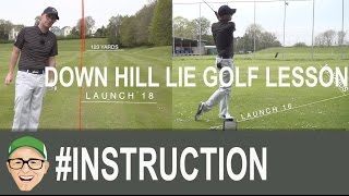 Downhill Lie Golf Lesson [upl. by Einaoj950]