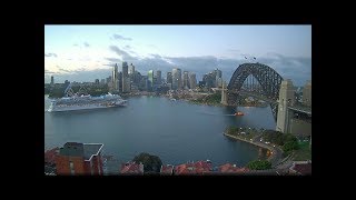 Norwegian Jewel inaugural visit to Sydney 12 November 2017 [upl. by Lunette]