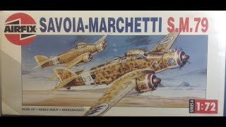 Savoia Marchetti SM 79 Sparviero Airfix 172 [upl. by Jeffers19]