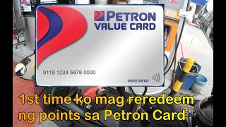 Nakalibre ng gas I Petron Value Card I Petron points redeemed [upl. by Llehsram]