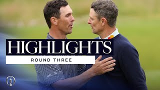 FULL ROUND HIGHLIGHTS  Round Three  The 152nd Open [upl. by Swetlana]