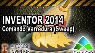 Autodesk Inventor 2014  Melhorias Comando Varredura Sweep [upl. by Shamus697]