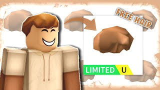 CARA DAPETIN ITEM GRATIS DI ROBLOX😍 FREE ITEM Short Brown Hair [upl. by Hazeefah]