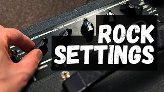 Amp Settings for Rock for any amp [upl. by Bierman]