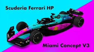 Scuderia Ferrari HP  Miami 2024 Livery Concept V3 [upl. by Capwell]