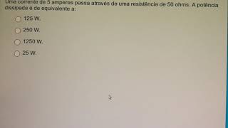 Simulado de Eletricidade Básica ANAC MMA 01 [upl. by Nairdna]