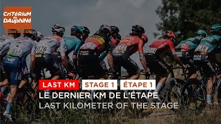 Dauphiné 2022  Stage 1  Last KM [upl. by Eetnahs316]