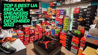 TOP 5 BEST UA REPLICA SNEAKERS WEBSITES 2024 [upl. by Papagena49]