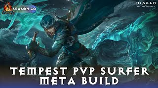 Diablo Immortal  Tempest PVP SURFER META Build Season 30 [upl. by Panchito]