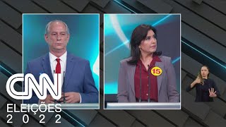 Ciro Gomes PDT responde pergunta sobre papel presidencial Simone Tebet MDB comenta  CNN BRASIL [upl. by Diella]