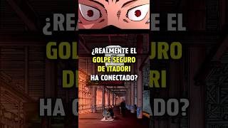 ¿REALMENTE el GOLPE SEGURO de ITADORI HA CONECTADO jujutsukaisen jjk jjkedit [upl. by Gaspar259]