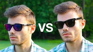 RayBan Wayfarer vs Oakley Frogskins [upl. by Essenaj]