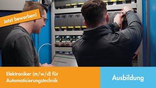 Ausbildung als Elektroniker mwd für Automatisierungs und Systemtechnik  SCHARR [upl. by Sherry]