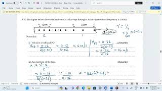 LINEAR MOTION TICKER TIMER ACCELERATION AND UNIFORM CIRCULAR MOTION [upl. by Richardo]