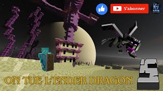 cinquième épisode de la survie Minecrafton tue lender dragon [upl. by Naitsyrk]