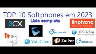 TOP 10 Softphones VoIP em 2023 Disponiveis para Download [upl. by Ahilam149]