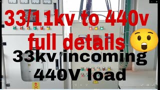 33kv to 11kv to 440volt full substation explanation with diagram in bangla [upl. by Ruthi]