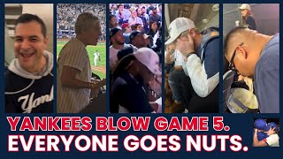 YANKEES BLOW GAME 5 EVERYONE GOES NUTS Mournful fan reactions set to haunting music [upl. by Ainaj610]