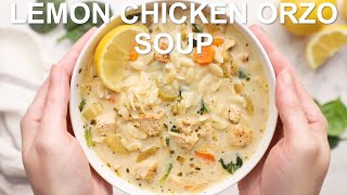 Lemon Chicken Orzo Soup [upl. by Mel]