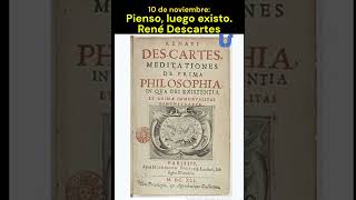 Pienso luego existo René Descartes shorts historiacultural culturageneral [upl. by Risteau212]