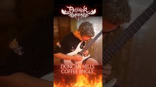 Dethklok  Duncan Hills Coffee Jingle  cover by WN shorts metal guitar whitenight [upl. by Higginbotham]