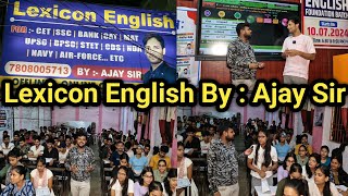 Lexicon English Patna  Patna Ka Best Coaching  For  CETSSCBANKINGCDSNDAAIRFORCENAVYCAT [upl. by Gunzburg]