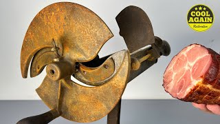 Rusty Meat Slicer Restoration  I’m Making a Sandwich for You [upl. by Duthie]