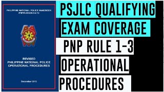 PNP Public Safety Junior Leadership Course quotPSJLCquot  Qualifying Exam Coverage [upl. by Alyt192]