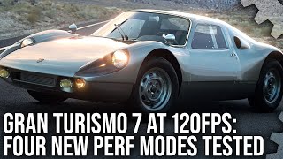 Gran Turismo 7 PS5  120Hz Patch  Four New Performance Modes Tested [upl. by Brockwell]