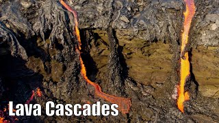 Lava Cascades â€“ 4K Drone Video [upl. by Landsman]