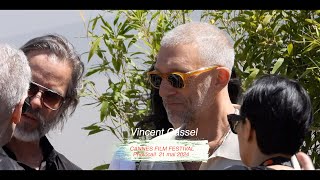 Vincent Cassel  PHOTOCALL CANNES FILM FESTIVAL 21 MAY 2024 [upl. by Germann]