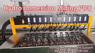 Hydro Immersion Mining PDU Powered for WhatsMiner M33s M53s M56 M66 Antminer S19 Hydro t21 s21 hyd [upl. by Hametaf]