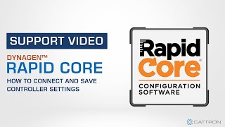 How to Connect amp Save Controller Settings Using Rapid Core [upl. by Milano393]