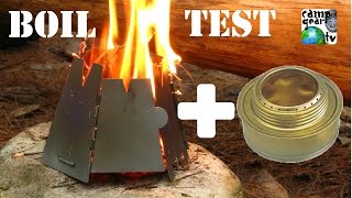 Vargo Hexagon  Trangia alcohol stove boil test [upl. by Frodin]