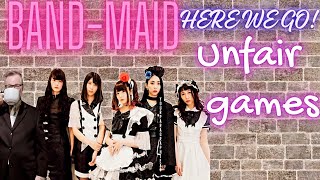 Band Maid Unfair game Old man with ☕ reaction HERE WE GO [upl. by Enneira944]