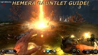 quotHEMERA GAUNTLETquot  Light Gauntlet and Upgrade Guide Ancient Evil Zombies Gameplay [upl. by Atiuqat875]