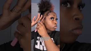 hairstyles edgestutorial curlyhairstyles naturalhaircare naturalhair curlyhair edges curls [upl. by Lanford]