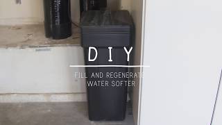 How To Fill And Regenerate Your Water Softener [upl. by Buchanan]