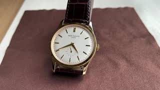 Patek Philippe CALATRAVA 5196J Watching [upl. by Gnilrac]