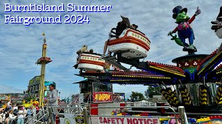 Burntisland Summer Fairground July 2024 [upl. by Ullman602]