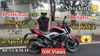 Dominar 250 bs6 Mileage Test  Shocking Results 🤯 46 KML 😱 on Highway trending viralvideo [upl. by Roehm]