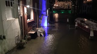 Hoogwater in Dordrecht [upl. by Fiester]