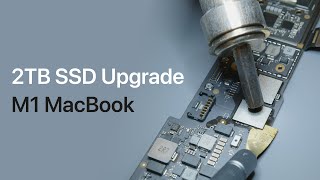 Upgrading an M1 MacBook Air to 2TB  SSD Storage Upgrade [upl. by Adnorhs]