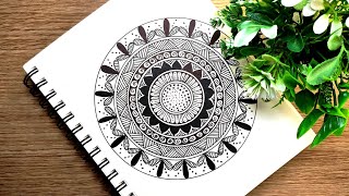 Mandala Art  Easy mandala art  Easy Mandala drawing  Mandala design [upl. by Moriarty328]