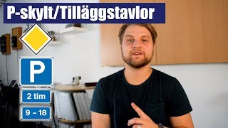 Parkeringskylt och tilläggstavlor [upl. by Aisetal635]