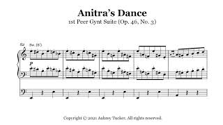 Organ Anitras Dance 1st Peer Gynt Suite Op 46 No 3  Edvard Grieg [upl. by Seamus]